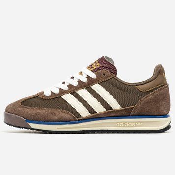 Мужские и женские кроссовки Adidas SL 72 Brown Blue фото