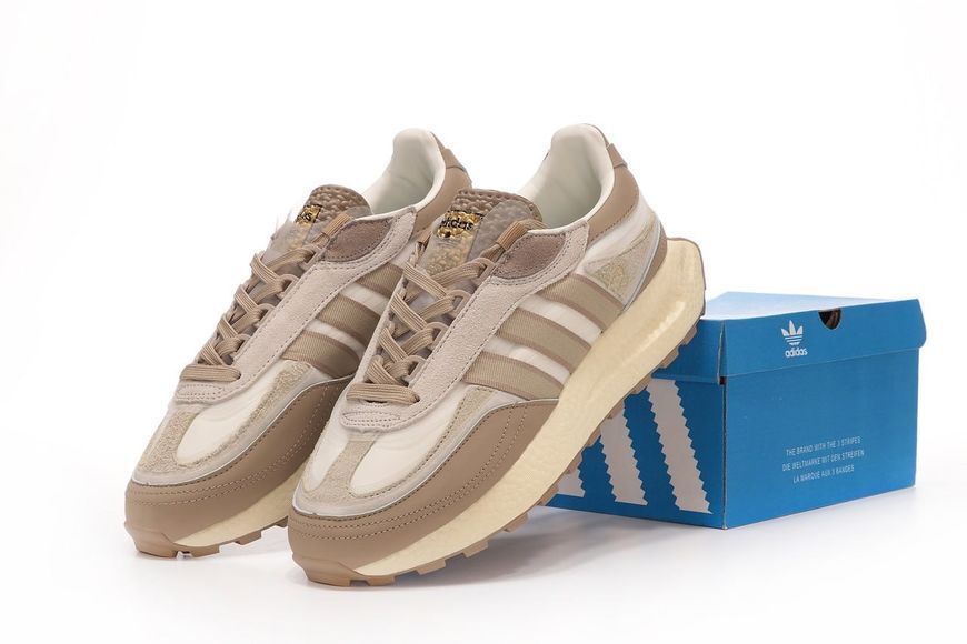Чоловічі кросівки Adidas Retropy E5 Beige Gold фото