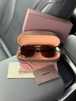 Сонцезахисні окуляри Tom Ford Brown/Leo ROSCO TF022 ECO 56/58/140 Premium фото