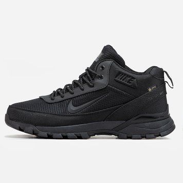 Чоловічі зимові кросівки Nike Rivah Fur Gore-Tex Full Black фото
