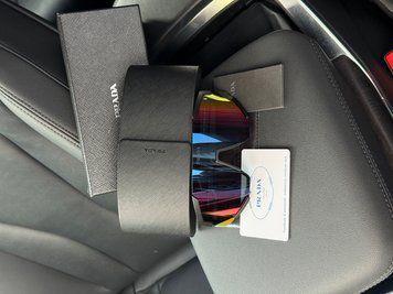 Сонцезахисні окуляри Prada Linea Rossa Black/Red SPS 04W DGO-06F 130 3N Premium фото