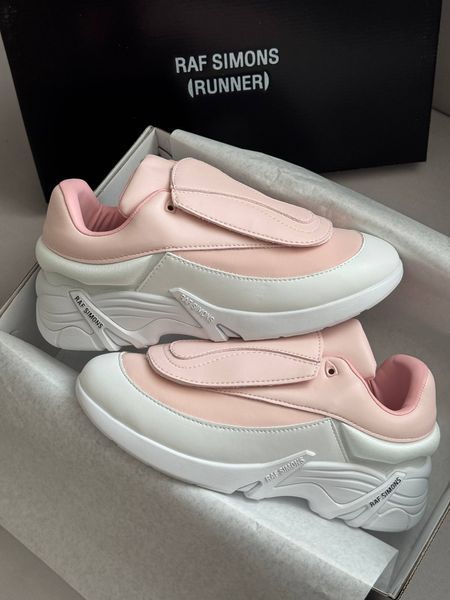 Мужские кроссовки Adidas x RAF SIMONS Antei Shell and PVC Pink фото