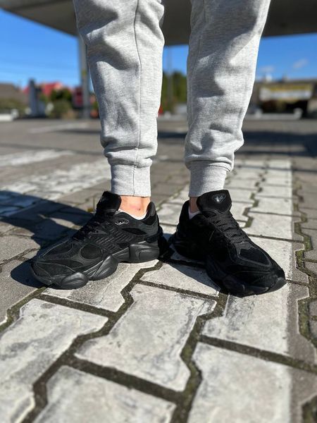 Чоловічі та жіночі кросівки New Balance 9060 ХУТРО❄ Full Black фото