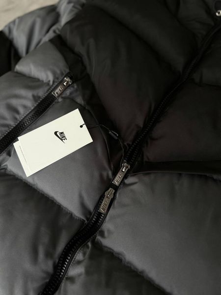 Зимняя куртка Nike Grey Black фото