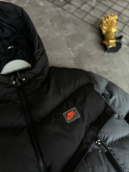 Зимняя куртка Nike Grey Black фото