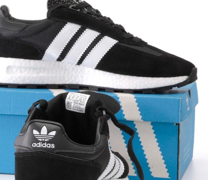 Чоловічі кросівки Adidas Retropy E5 Black White фото