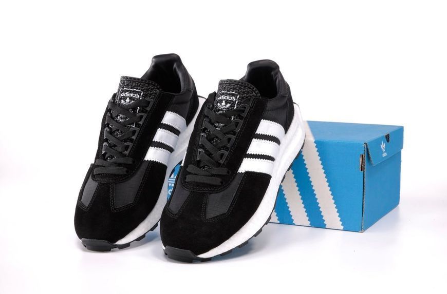 Чоловічі кросівки Adidas Retropy E5 Black White фото