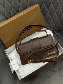 Жіноча сумка Jacquemus Le Grand Bambino Dark Brown Premium фото