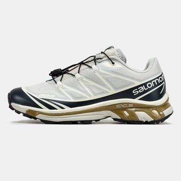 Мужские кроссовки Salomon XT-6 Soft Ground Beige Brown Black фото