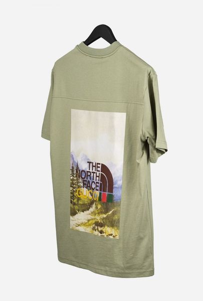Унисекс Premium Футболка The North Face x Gucci артикул F0007 фото