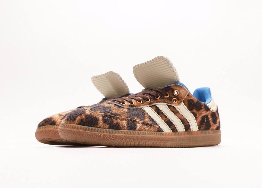 Жіночі кросівки Adidas Samba x Wales Bonner "Pony Leopard" фото