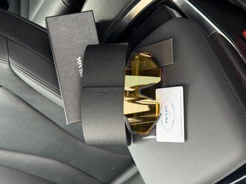 Сонцезахисні окуляри Prada Linea Rossa Yellow/Black SPS 04W DGO-04Q 130 3N Premium фото