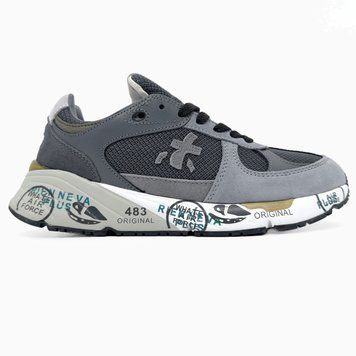 Мужские кроссовки Premiata Uomo Mase Gray Green Premium фото