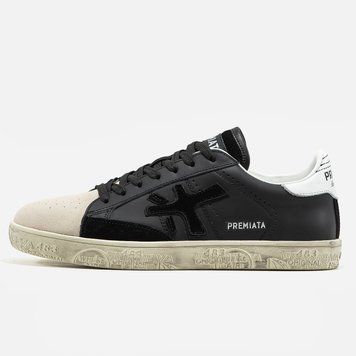Мужские кроссовки Premiata Steven Black Beige White Premium фото