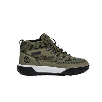 Зимові чоловічі ботинки Timberland GreenStride Motion 6 Waterproof Mid (Termo) Green Black фото