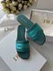Женские шлепанцы Christian Dior Dway Slippers Blue Premium re-11341 фото 3