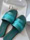 Женские шлепанцы Christian Dior Dway Slippers Blue Premium re-11341 фото 9