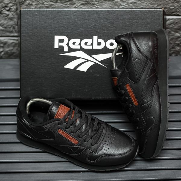 Чоловічі кросівки Classic Black Brown Reebok фото