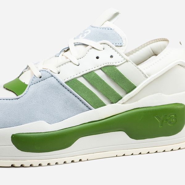 Женские и мужские кроссовки Adidas Y-3 Rivalry White Green (Original Box) фото