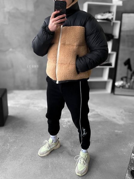 Зимняя куртка барашка Black Ginger фото