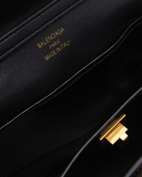 Женская сумка Balenciaga Rodeo Mini Black/Gold Premium фото