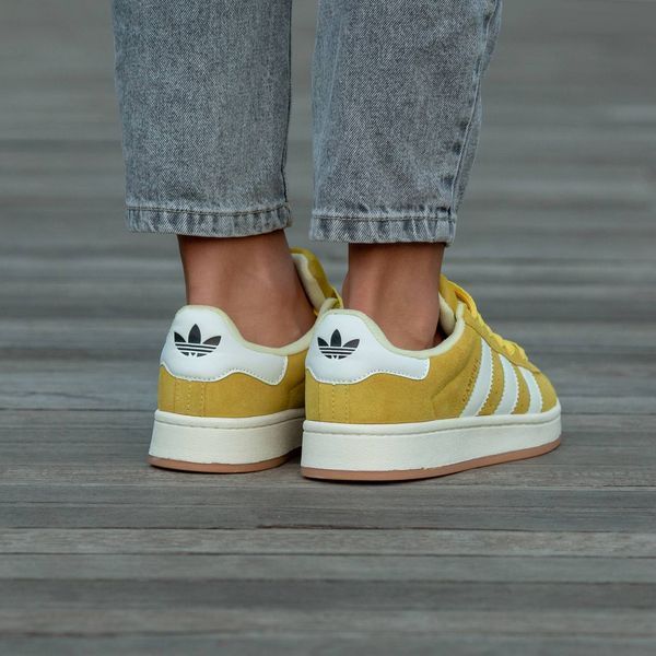 Женские кроссовки Adidas Campus Yellow фото