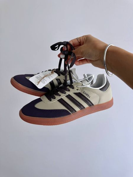 Унисекс кроссовки Adidas Samba Putty Grey фото