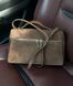 Жіноча сумка Loro Piana Extra Bag L27 Brown Suede Premium re-126338 фото 4
