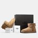 Женские и мужские зимние ботинки UGG Classic Mini Chestnut Premium re-9579 фото 9