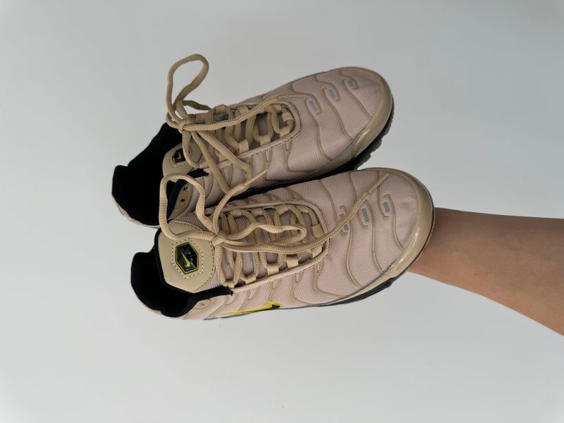 Мужские баскетбольные кроссовки Nike Air Max TN Plus Beige/Yellow/Black фото