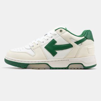 Чоловічі кросівки Off-White Out of Office White Green фото