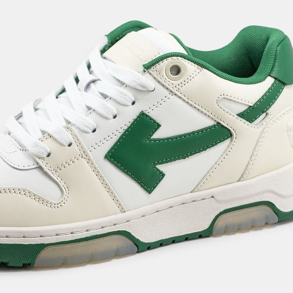 Чоловічі кросівки Off-White Out of Office White Green фото