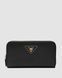 Гаманець Prada Leather Round Zippy Long Wallet Nero Black Premium re-126802 фото 4