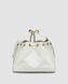 Жіноча сумка Chanel 25 Mini Handbag in Grained Calfskin White/Gold Premium re-127818 фото 4