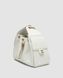 Жіноча сумка Chanel 25 Mini Handbag in Grained Calfskin White/Gold Premium re-127818 фото 3