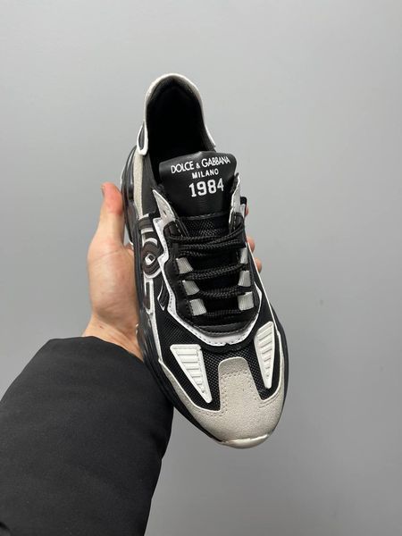 Женские кроссовки D&G Daymaster Sneakers &lsquo;Black White&rsquo; Dolce & Gabbana фото
