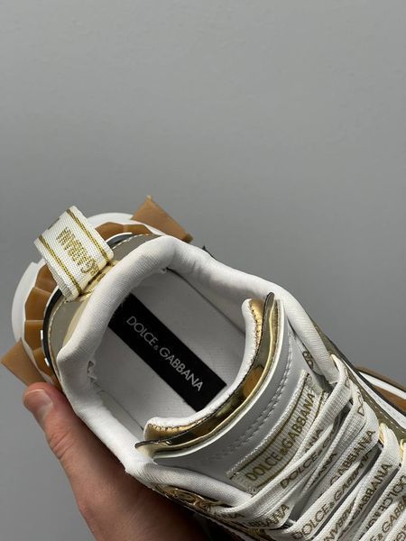 Женские кроссовки D&G Super King &lsquo;White Gold&rsquo; Dolce & Gabbana фото