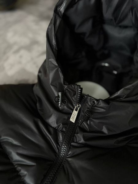 Зимняя парка Nike Black White фото