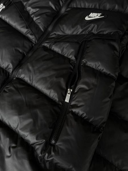 Зимняя парка Nike Black White фото