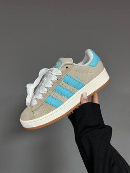 Женские кроссовки Adidas Campus 00s Beige/Blue фото