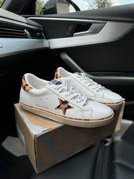 Женские кроссовки Golden Goose All white Leo Star Sneakers Premium фото