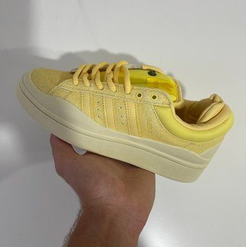 Женские кроссовки Adidas Campus x Bad Bunny Yellow фото