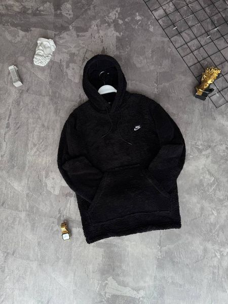 Premium худи Nike Black (mini logo)🔥 фото