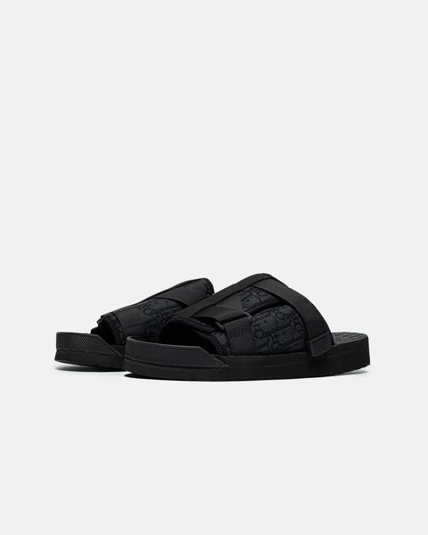 Мужские шлепанцы Christian Dior Sliper Black Premium фото