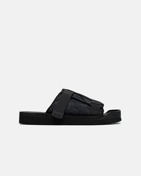 Мужские шлепанцы Christian Dior Sliper Black Premium фото
