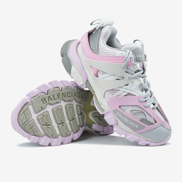 Женские кроссовки Balenciaga Track Grey Pink Premium фото