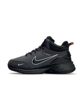 Чоловічі зимові кросівки Nike Lunar Apparent Grey Black Fur фото