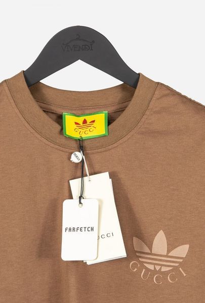Унісекс Premium Футболка Adidas x Gucci артикул F0005 фото