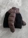 Зимова куртка барашка Brown Black re-12057 фото 2