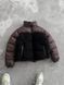 Зимова куртка барашка Brown Black re-12057 фото 1